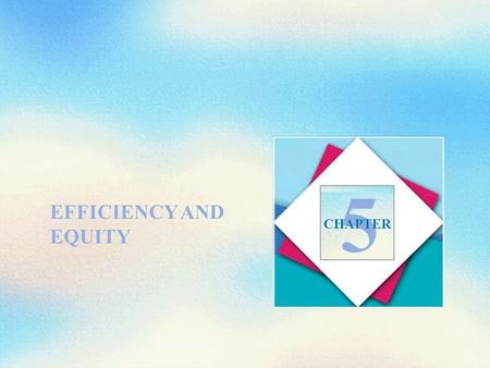 5 EFFICIENCY AND EQUITY CHAPTER.