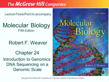 Molecular Biology Fifth Edition