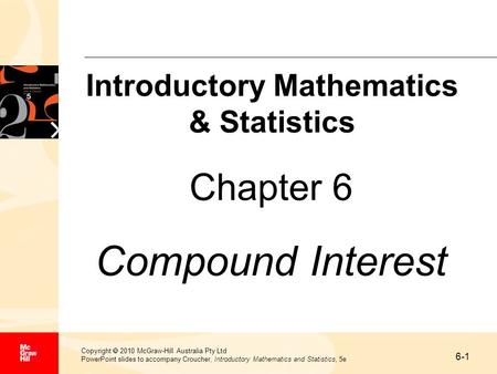 Introductory Mathematics & Statistics