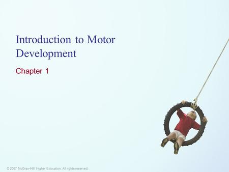 Introduction to Motor Development