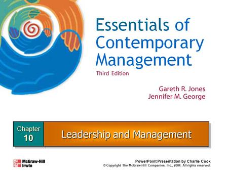 Leadership and Management