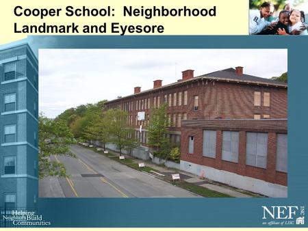 Cooper School: Neighborhood Landmark and Eyesore.