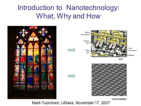 Introduction to Nanotechnology: