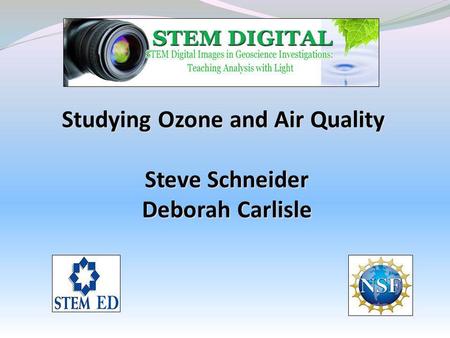 Studying Ozone and Air Quality