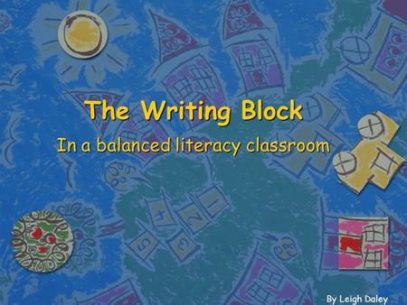 In a balanced literacy classroom