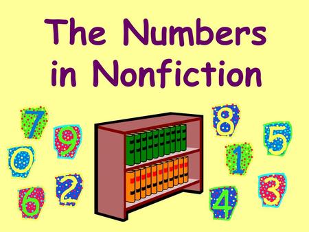 The Numbers in Nonfiction