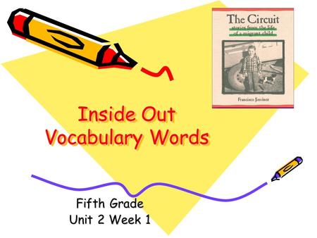 Inside Out Vocabulary Words