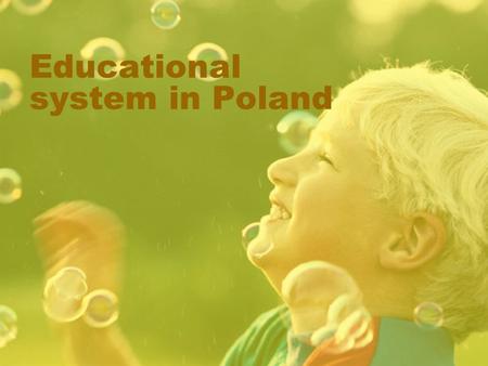 Educational system in Poland