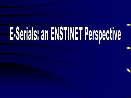 ENSTINET STARS Scientific & Technical ARchiving System.