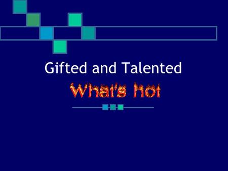 Gifted and Talented DFES 2003 The G&T coordinator Primarily, the role of G&T coordinator is a management and organisational position – not a hands-on.