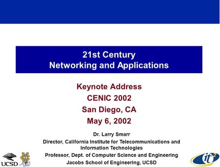 21st Century Networking and Applications