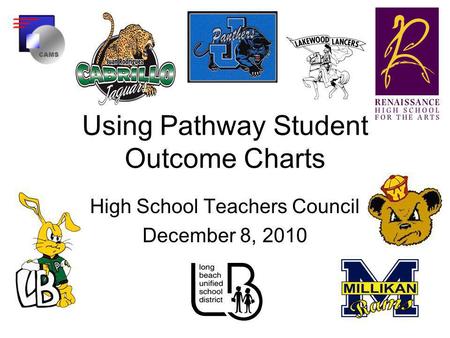 Using Pathway Student Outcome Charts High School Teachers Council December 8, 2010.