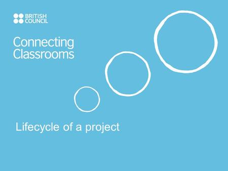 Lifecycle of a project. Project Management What makes a successful project Planning Communication The Project Plan Reporting.