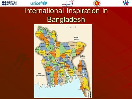 International Inspiration in Bangladesh. Activities carried out till date.