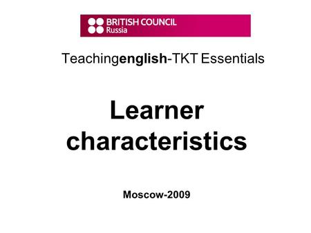 Teachingenglish-TKT Essentials