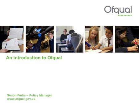 An introduction to Ofqual