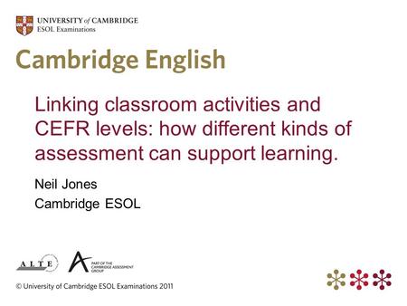 Neil Jones Cambridge ESOL