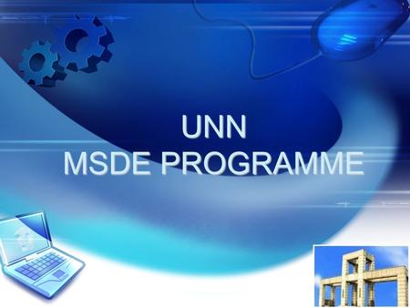 UNN MSDE PROGRAMME.