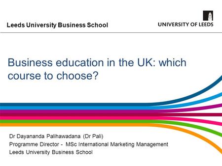 Business education in the UK: which course to choose?