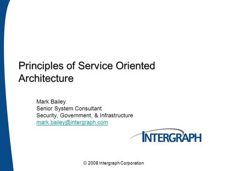 Principles of Service Oriented Architecture