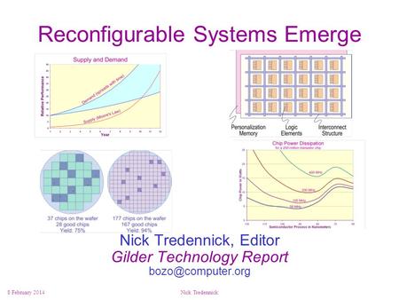 Reconfigurable Systems Emerge