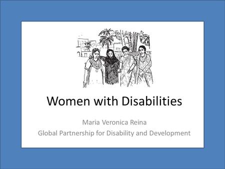 Women with Disabilities