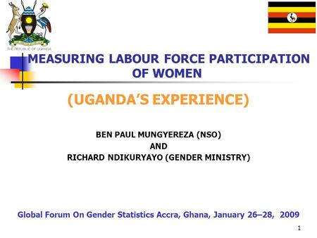 MEASURING LABOUR FORCE PARTICIPATION OF WOMEN