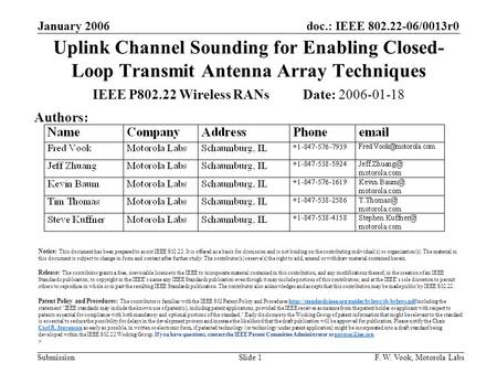 IEEE P Wireless RANs Date: