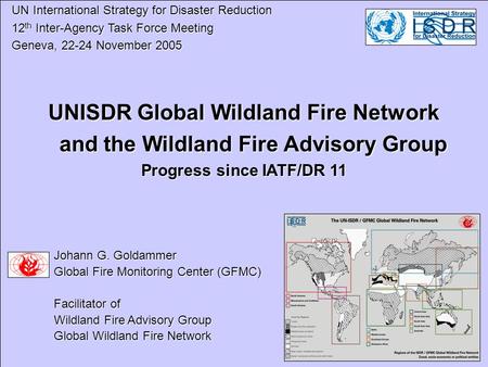 UN International Strategy for Disaster Reduction UN International Strategy for Disaster Reduction 12 th Inter-Agency Task Force Meeting 12 th Inter-Agency.