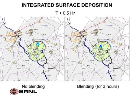 INTEGRATED SURFACE DEPOSITION T + 0.5 Hr No blendingBlending (for 3 hours)