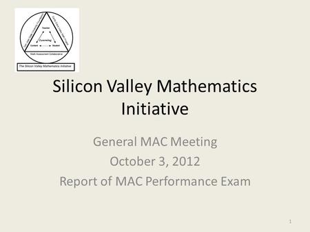 Silicon Valley Mathematics Initiative