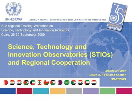 Sub-regional Training Workshop on