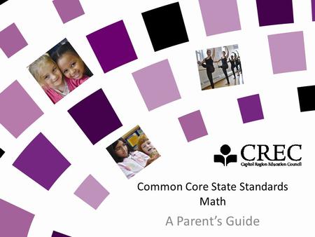 Common Core State Standards Math A Parents Guide.