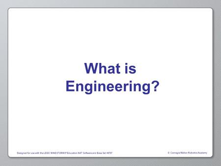 What is Engineering?.