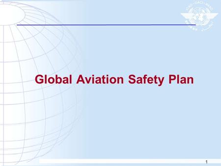 Global Aviation Safety Plan