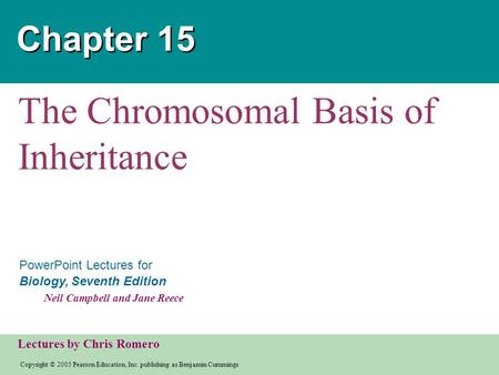 The Chromosomal Basis of Inheritance