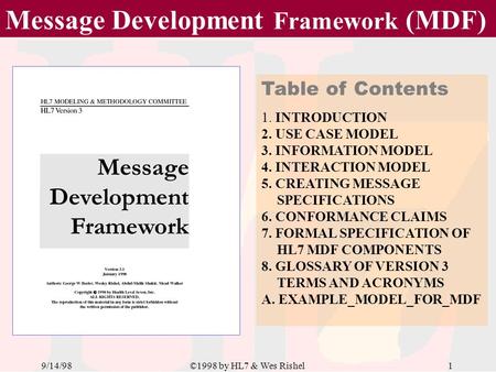 Version 3: Is it Real, or is it Memorex? Wes Rishel Vice-chair, Technical Steering Committee