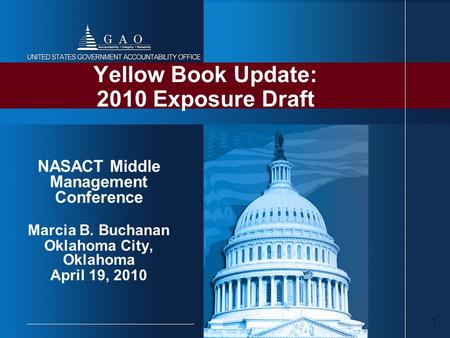 Yellow Book Update: 2010 Exposure Draft