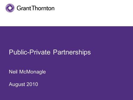 Public-Private Partnerships