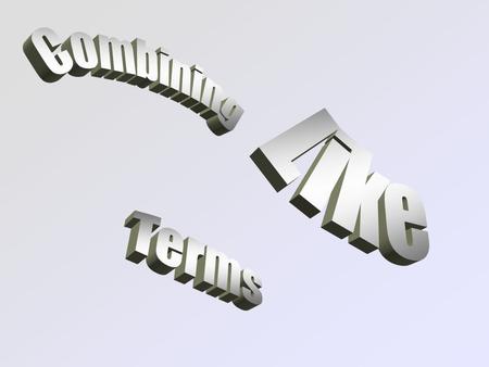 What is a term? Parts of a variable expression separated by an addition or subtraction sign What is a like term? Terms that contain the same variable.