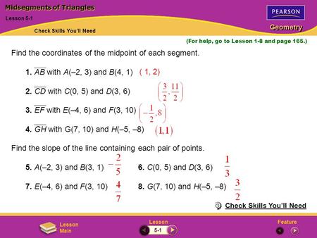 Midsegments of Triangles