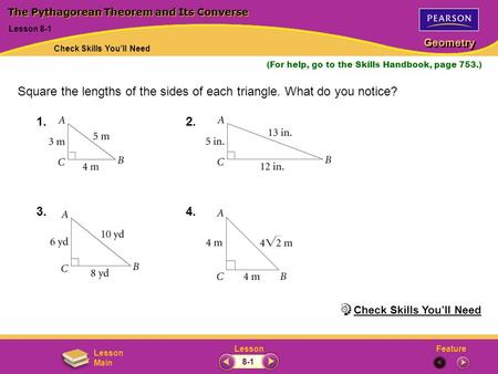 The Pythagorean Theorem and Its Converse