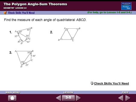 The Polygon Angle-Sum Theorems