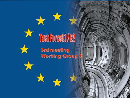 1 3rd meeting Working Group 5. 2 Agenda WG5 2nd Meeting Agenda: Discuss existing proposals Indicate missing proposals Allocate persons to develop proposals.