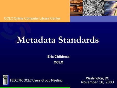 FEDLINK OCLC Users Group Meeting