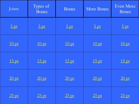 10 pt 15 pt 20 pt 25 pt 5 pt 10 pt 15 pt 20 pt 25 pt 5 pt 10 pt 15 pt 20 pt 25 pt 5 pt 10 pt 15 pt 20 pt 25 pt 5 pt 10 pt 15 pt 20 pt 25 pt 5 pt Joints.