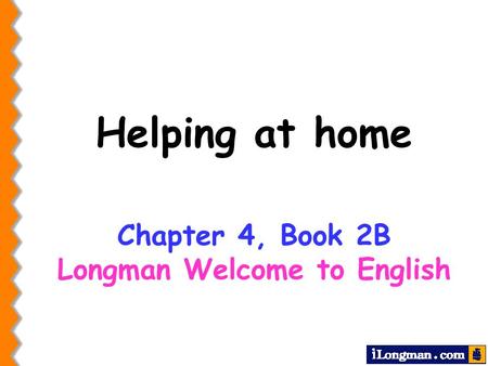 Longman Welcome to English