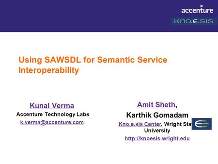 Using SAWSDL for Semantic Service Interoperability