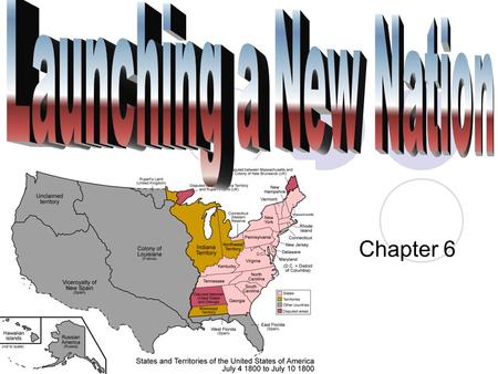 Chapter 6. Washington was elected President and began to create a Government. Judiciary Act of 1789 One of the first laws passed by the new Congress.