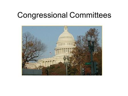 Congressional Committees